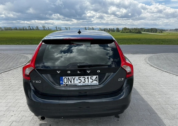 Volvo V60 cena 39999 przebieg: 235000, rok produkcji 2015 z Pajęczno małe 436